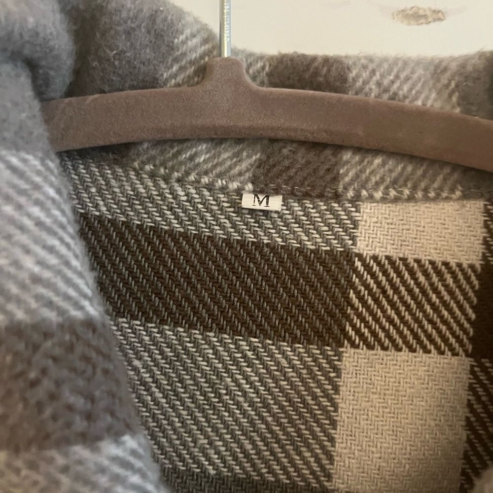 Plaid Button-Up Jacket - Picture 2 of 2